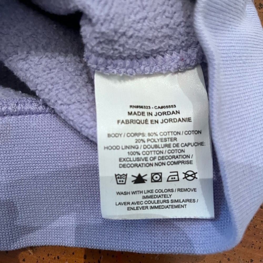 Nike Men's Lilac Ice Club Fleece Pullover Hoodie - Size Small - Picture 9 of 10